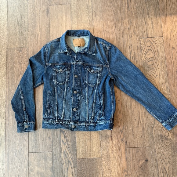American Eagle denim jean jacket size medium - Picture 1 of 6